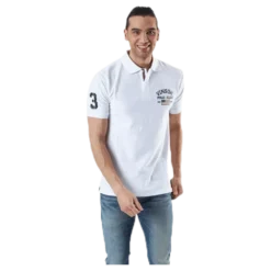 Leslie Pique Shirt White