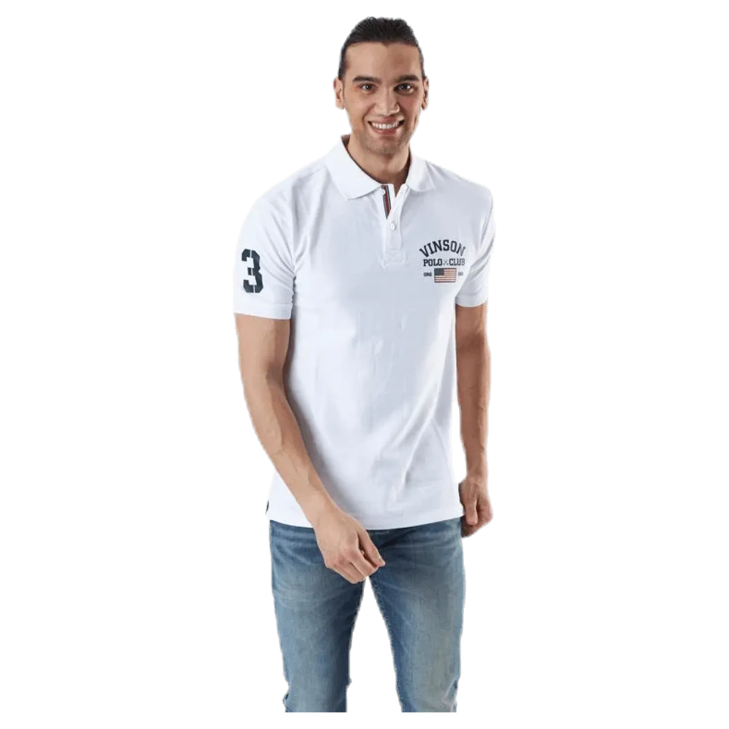 Leslie Pique Shirt White