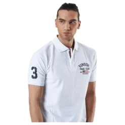 Leslie Pique Shirt White