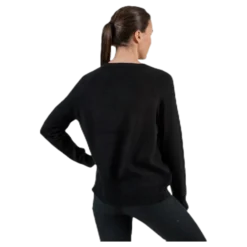 Lesly Kings L/S Pullover Knt Black