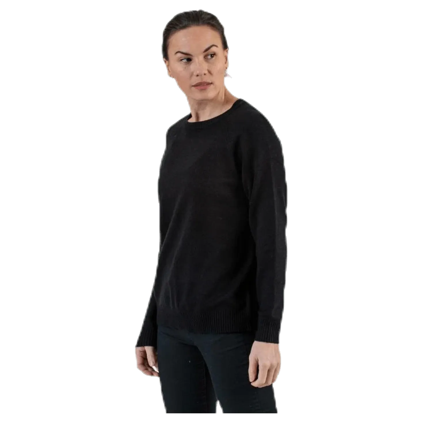 Lesly Kings L/S Pullover Knt Black