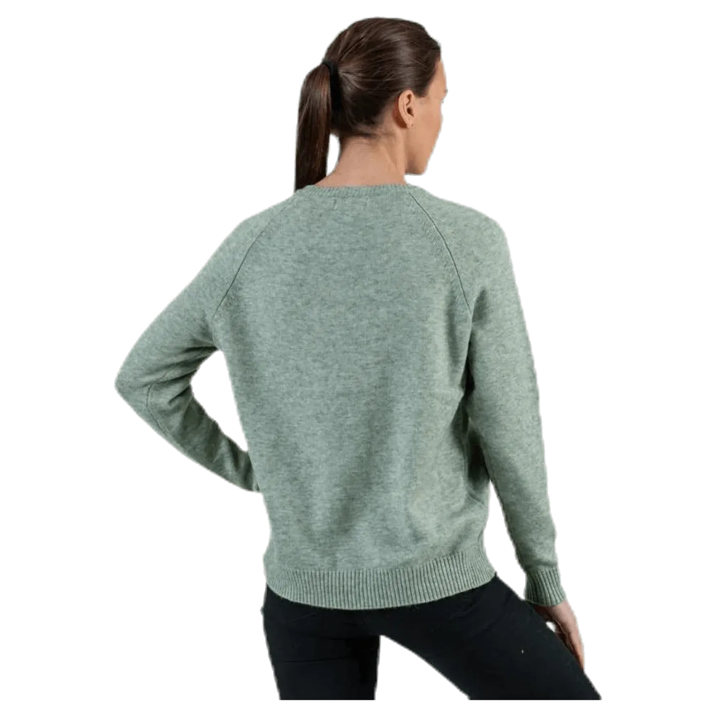 Lesly Kings L/S Pullover Knt Green