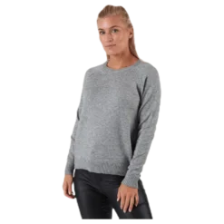 Lesly Kings L/S Pullover Knt Grey