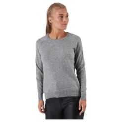 Lesly Kings L/S Pullover Knt Grey