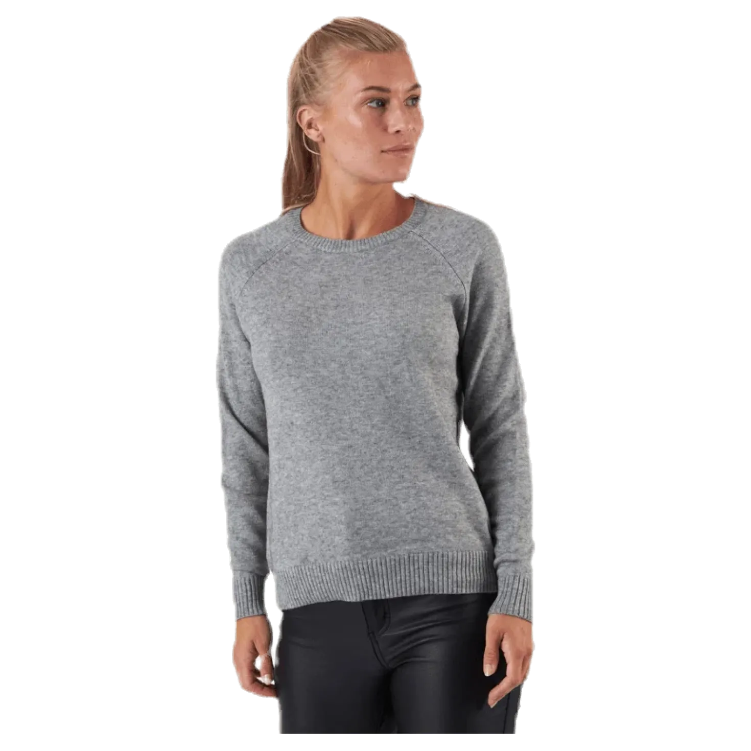 Lesly Kings L/S Pullover Knt Grey