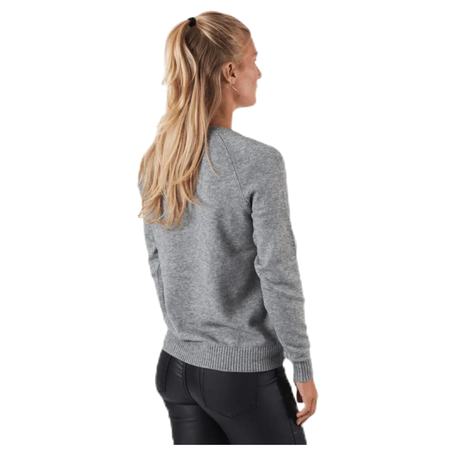 Lesly Kings L/S Pullover Knt Grey