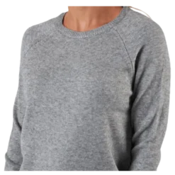 Lesly Kings L/S Pullover Knt Grey