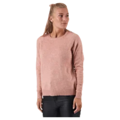 Lesly Kings L/S Pullover Knt Red