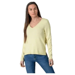 Lesly New V-Neck Pullover Knt Beige