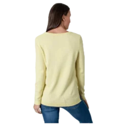 Lesly New V-Neck Pullover Knt Beige