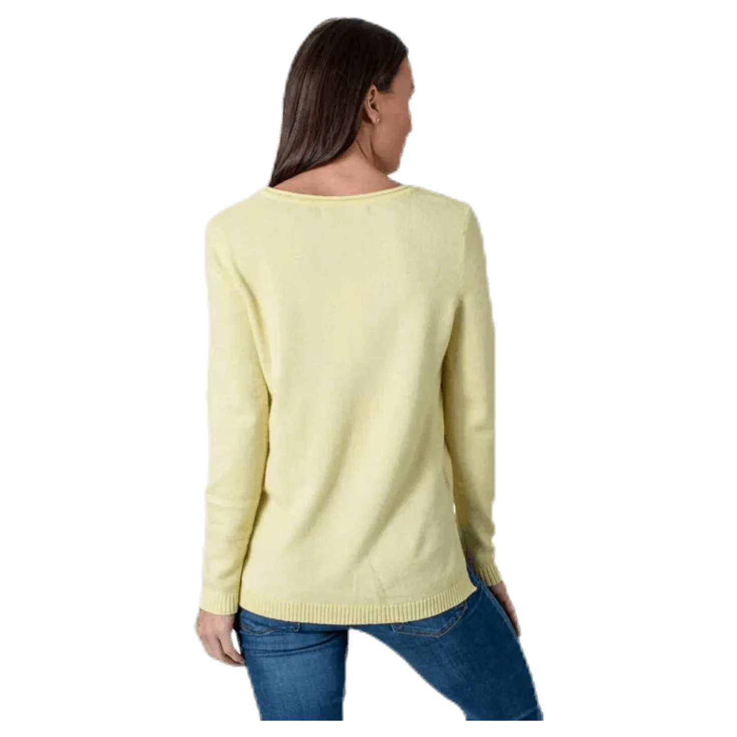 Lesly New V-Neck Pullover Knt Beige
