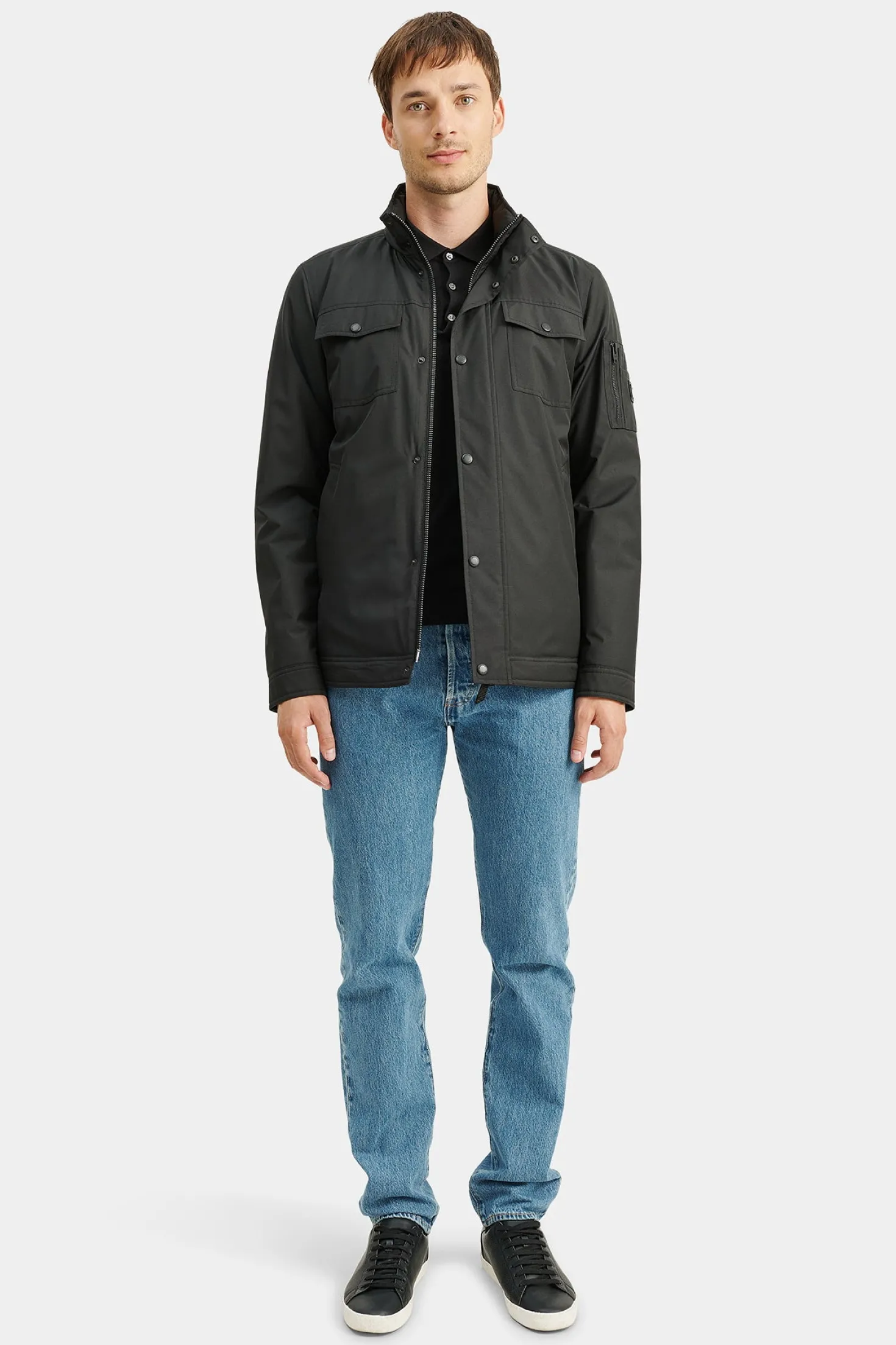 Levy Tech Jacket Black