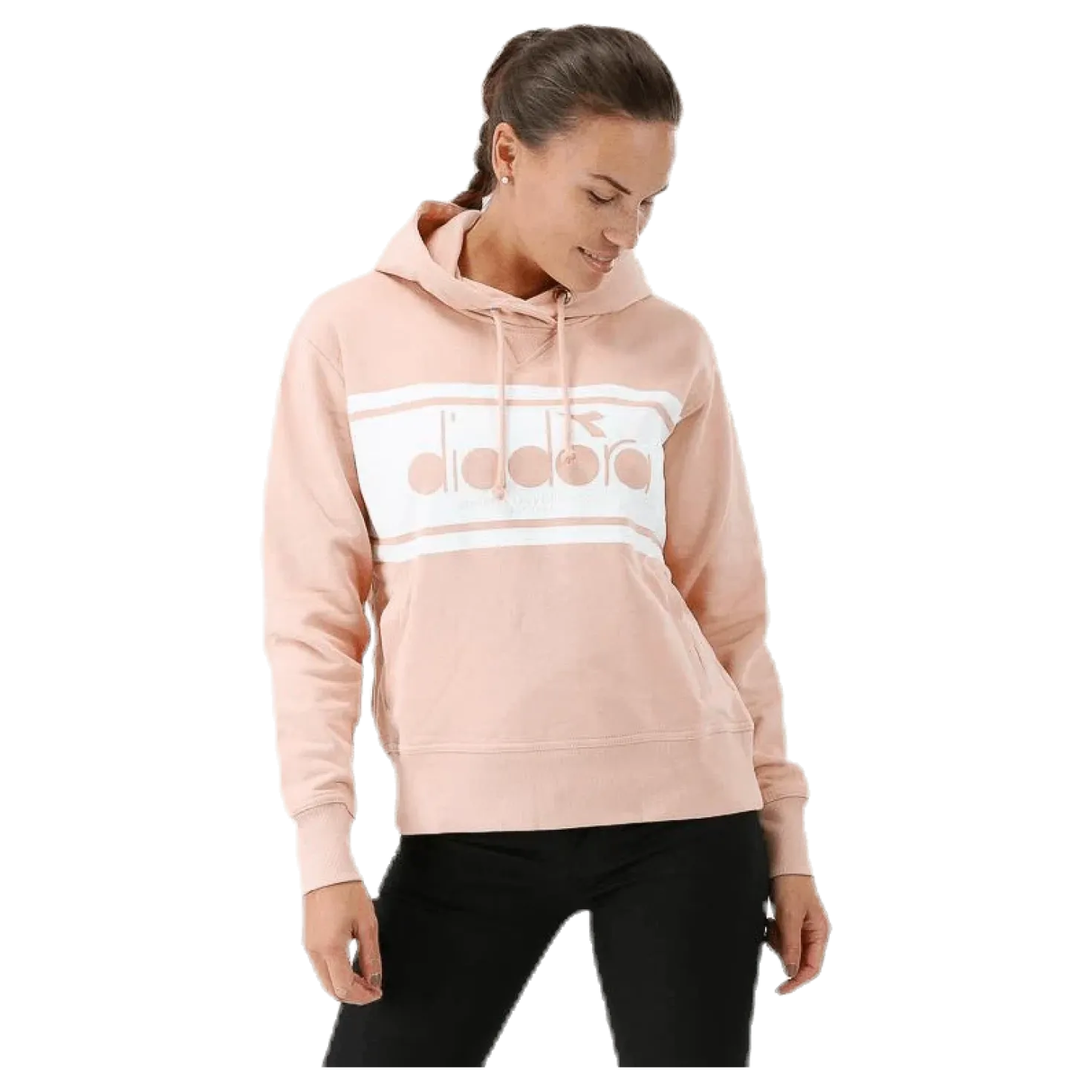 L. Hoodie Spectra Pink/Beige