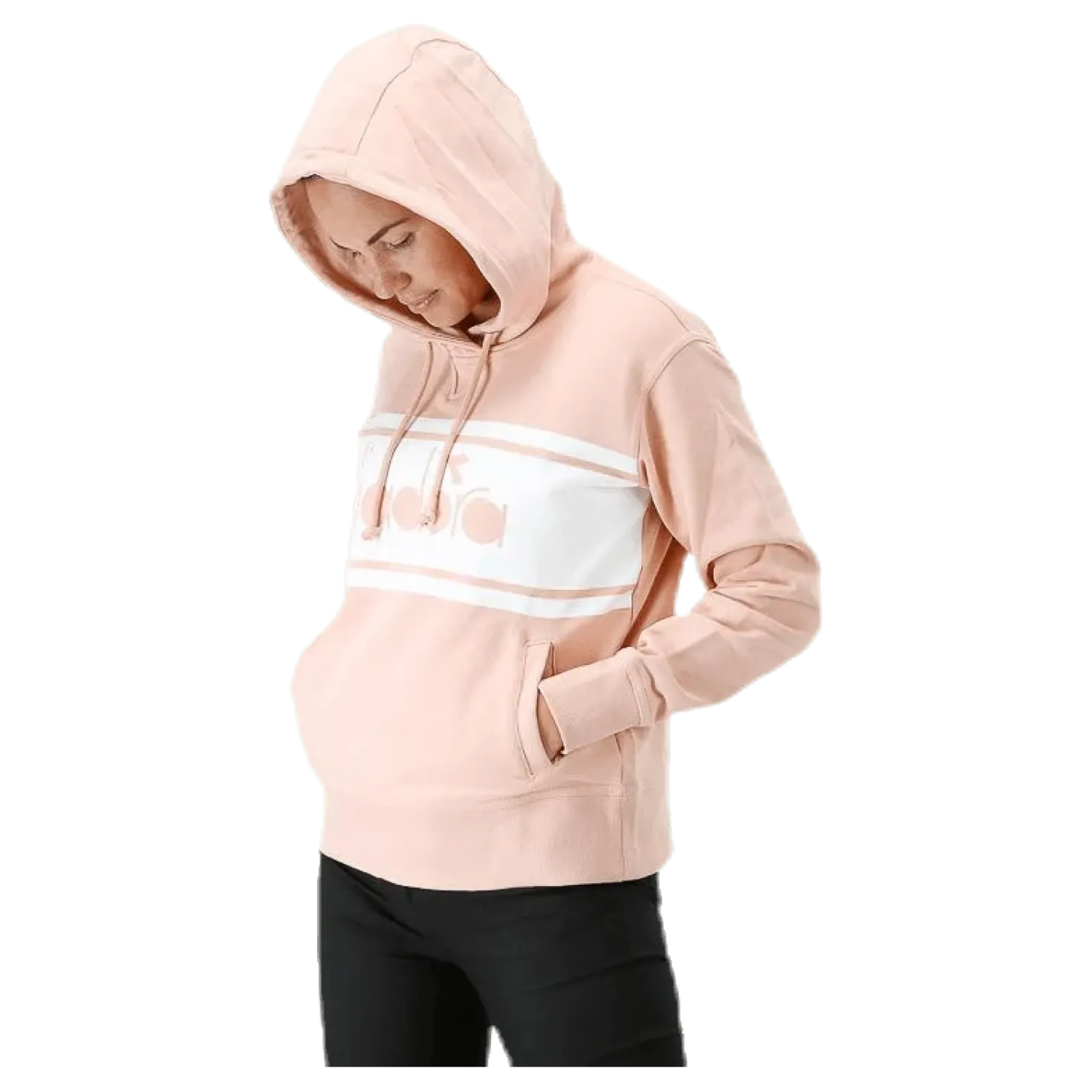 L. Hoodie Spectra Pink/Beige