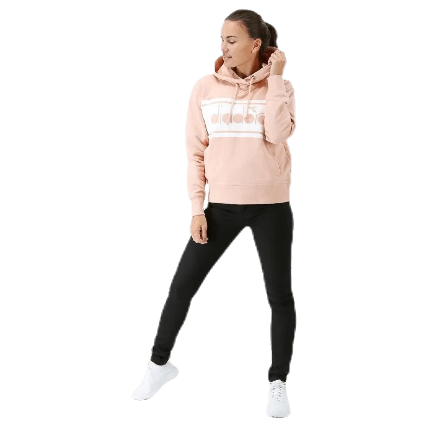 L. Hoodie Spectra Pink/Beige