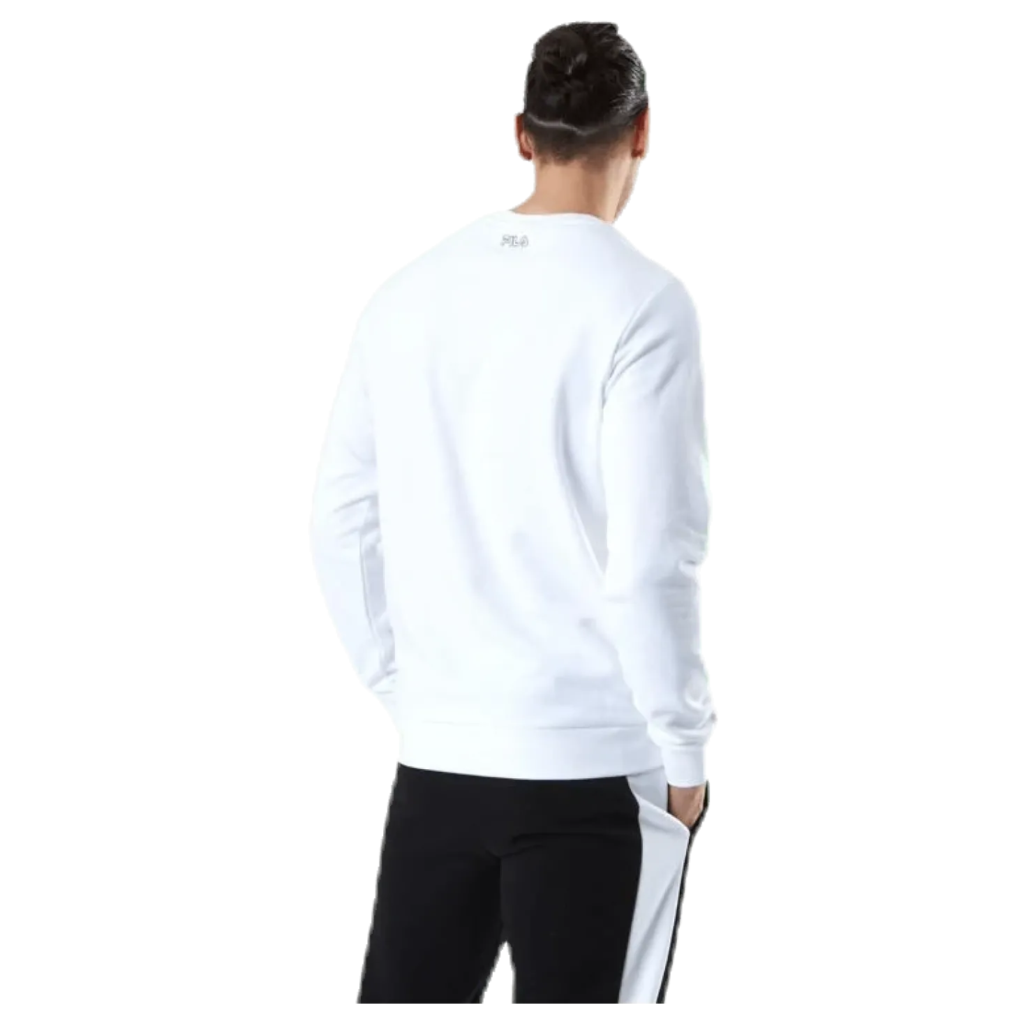 Liam Crew Sweat White