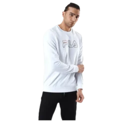 Liam Crew Sweat White