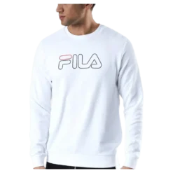 Liam Crew Sweat White