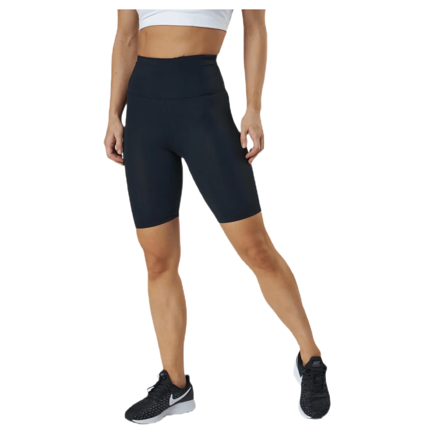 Life High Waist Biker Shorts Black