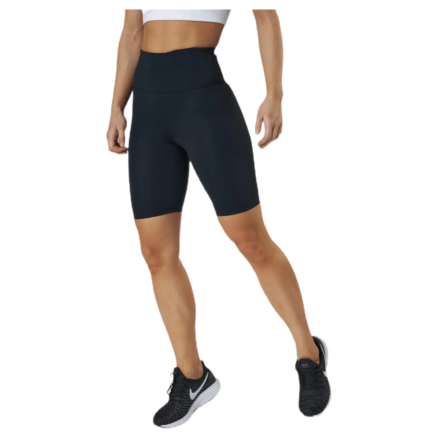 Life High Waist Biker Shorts Black
