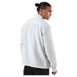 Life Linen Shirt Ls One Pocket White