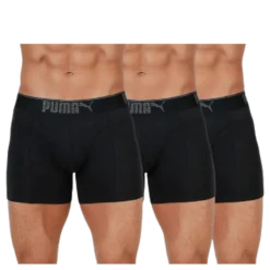 Lifestyle Sueded Cotton Boxer 3p Black
