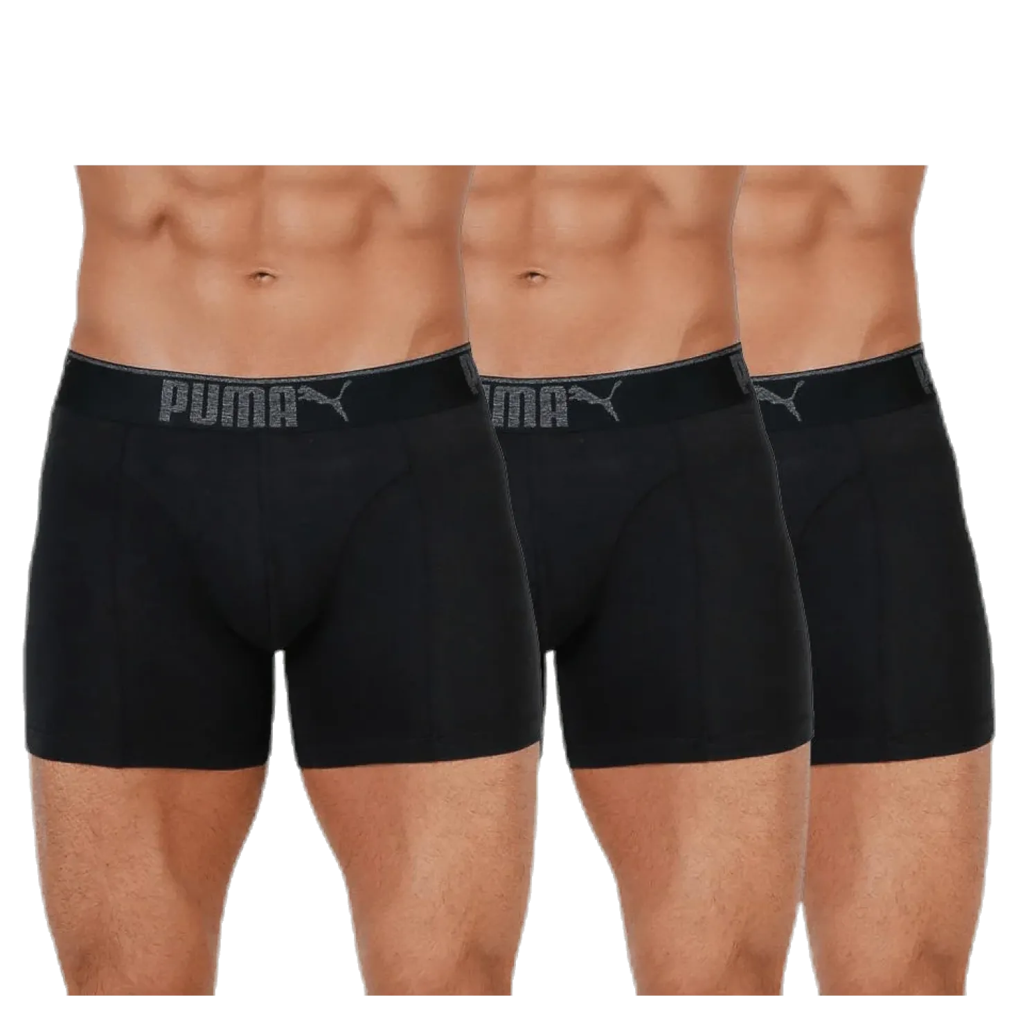 Lifestyle Sueded Cotton Boxer 3p Black