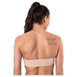 Light Lined Strapless Beige