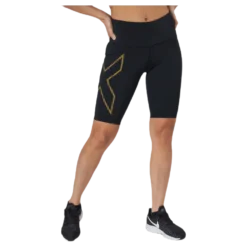 Light Speed Mid-Rise Compression Black/Gold