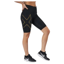 Light Speed Mid-Rise Compression Black/Gold
