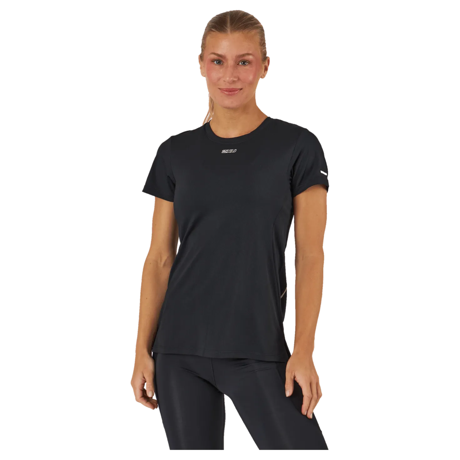 Light Speed Tee Black White/white Reflective