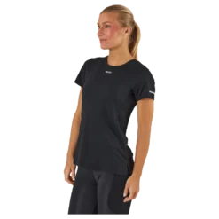 Light Speed Tee Black White/white Reflective