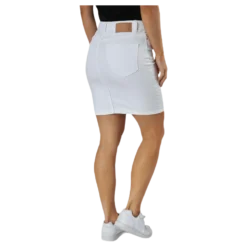 Lili Mw Denim Skirt White