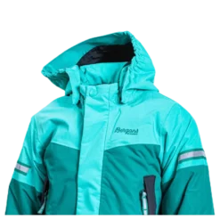 Lilletind Insulated Kids Jacket Green/Grey