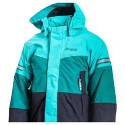 Lilletind Insulated Kids Jacket Green/Grey