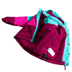 Lilletind Insulated Kids Jacket Pink/Green