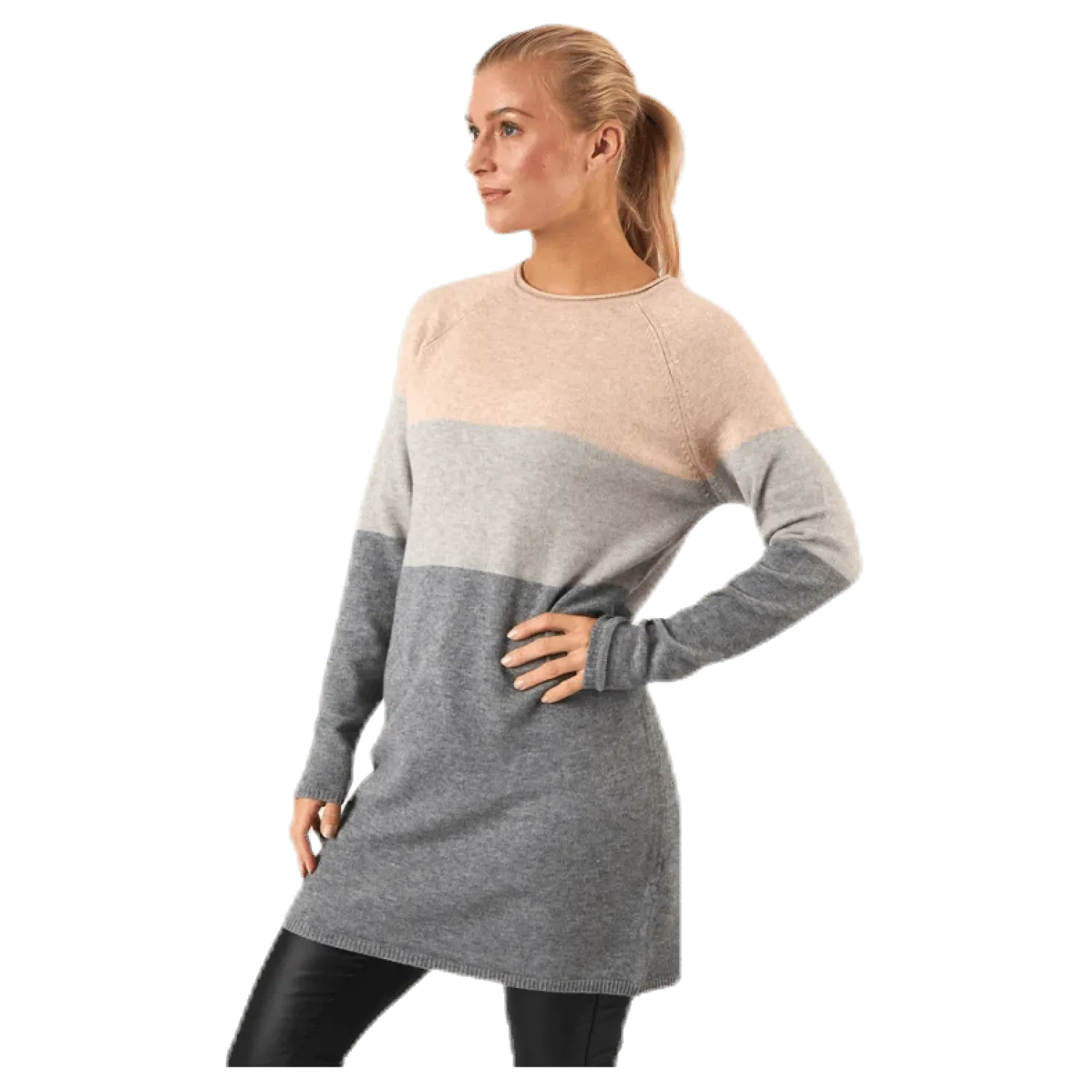Lillo L/S Dress Knt Red