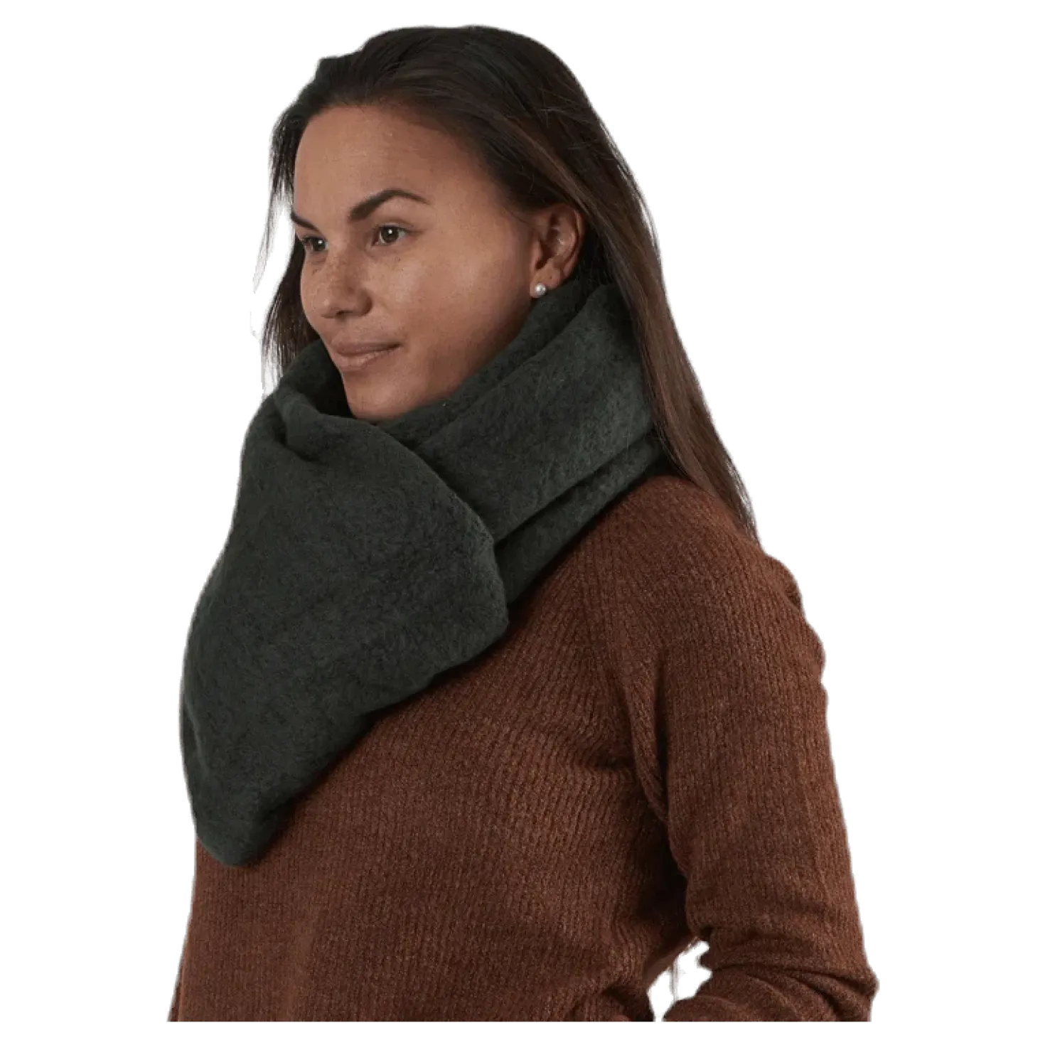 Lima Knit Long Scarf Black
