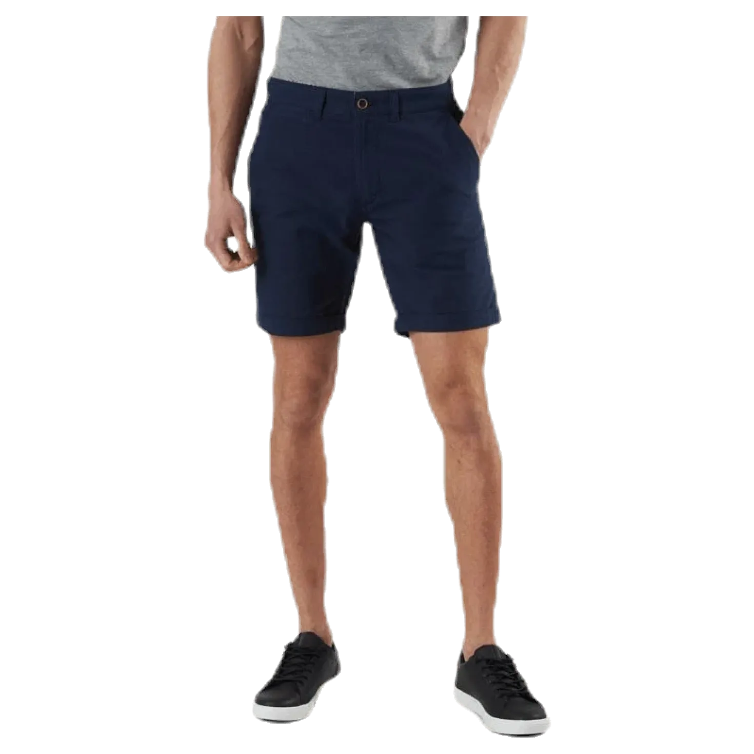 Linen Chino Shorts Blue