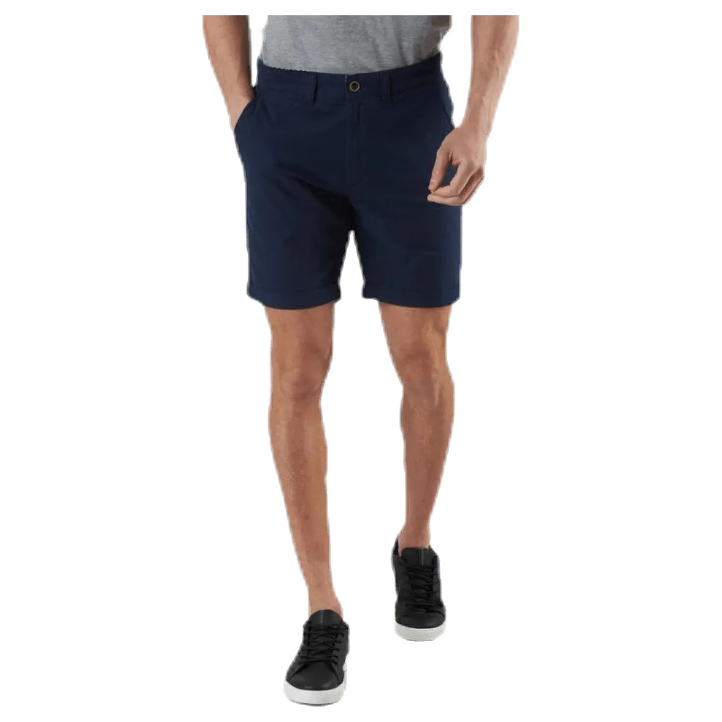 Linen Chino Shorts Blue