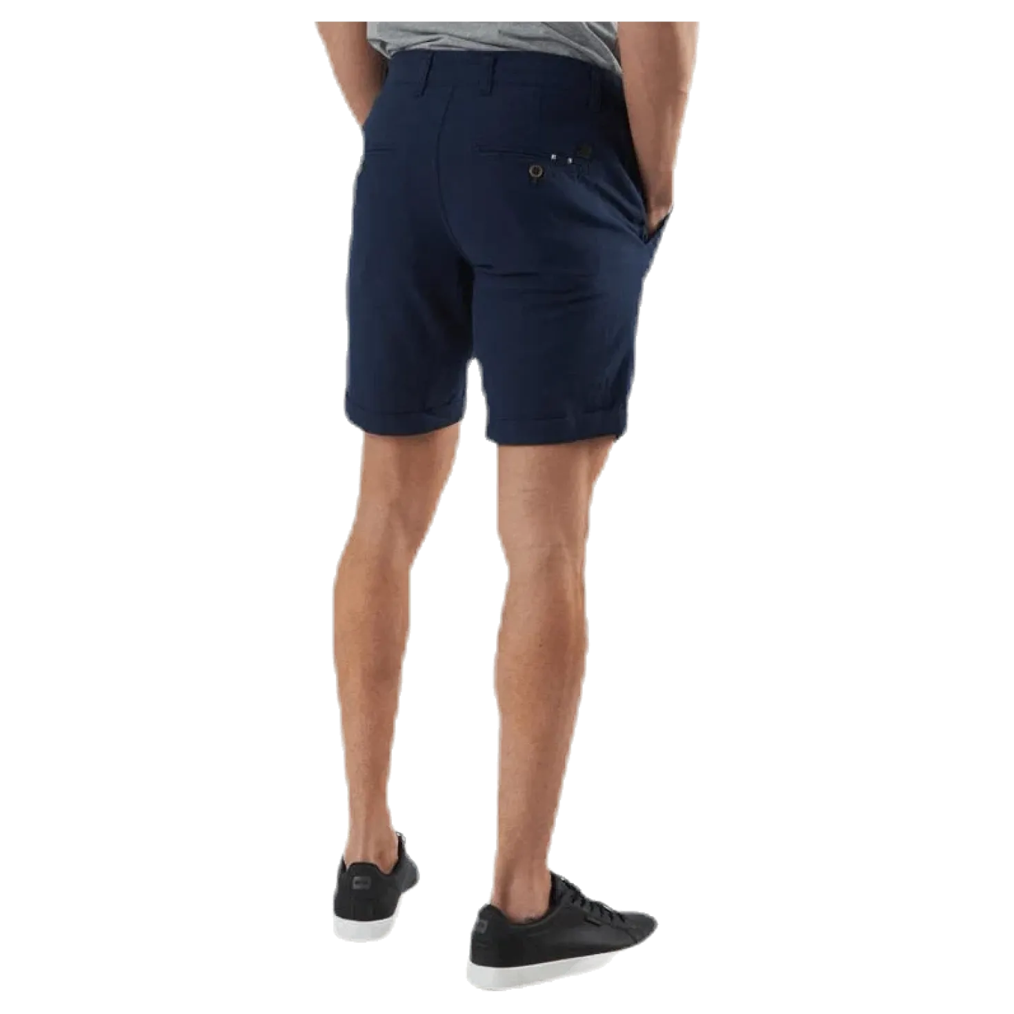 Linen Chino Shorts Blue