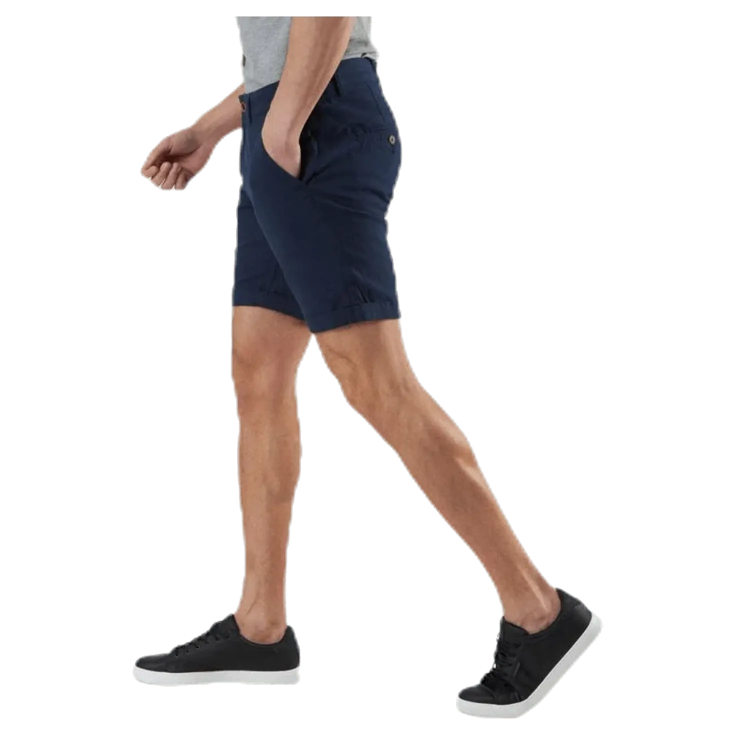 Linen Chino Shorts Blue