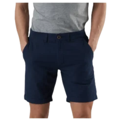 Linen Chino Shorts Blue