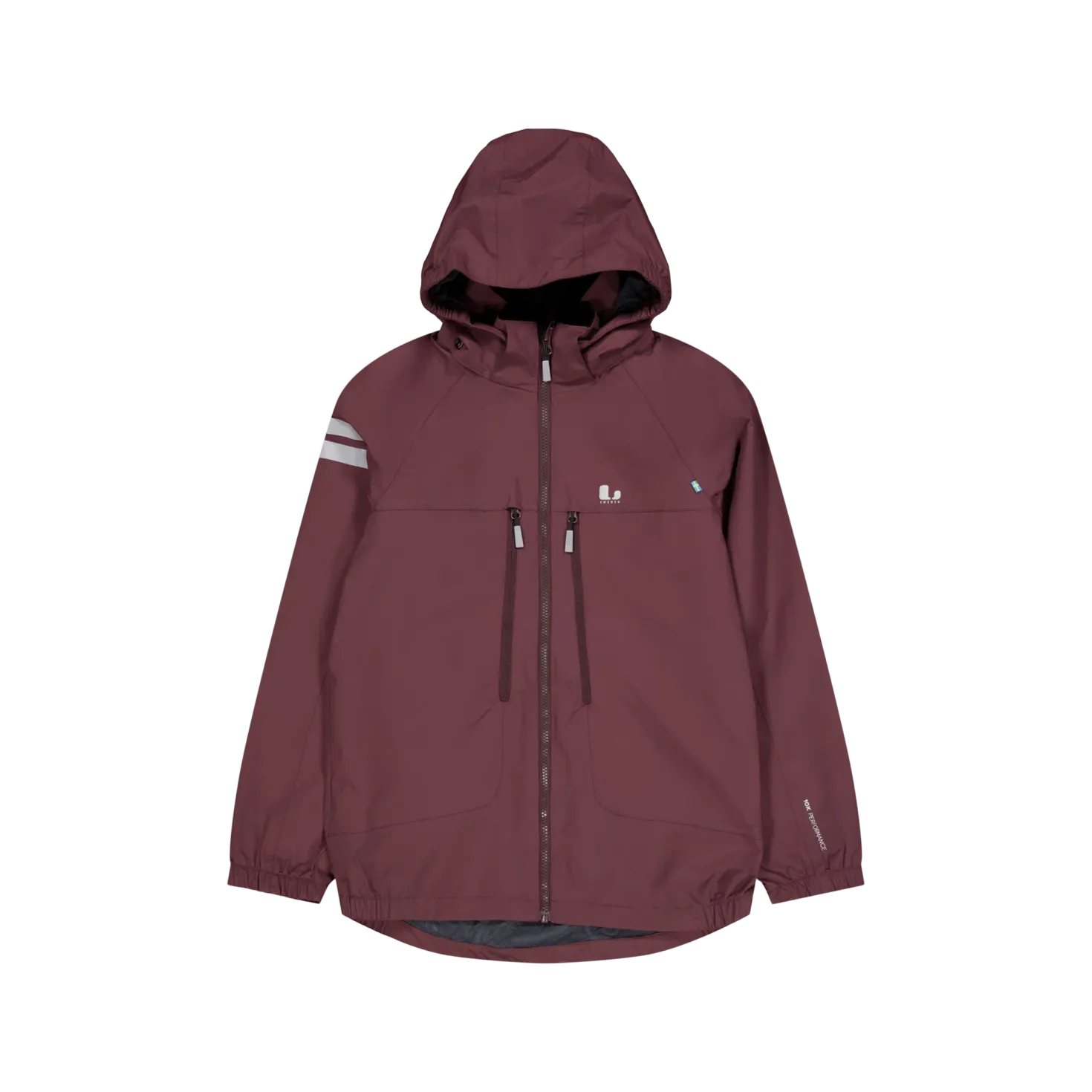 Lingbo Shell Jacket Dark Plum