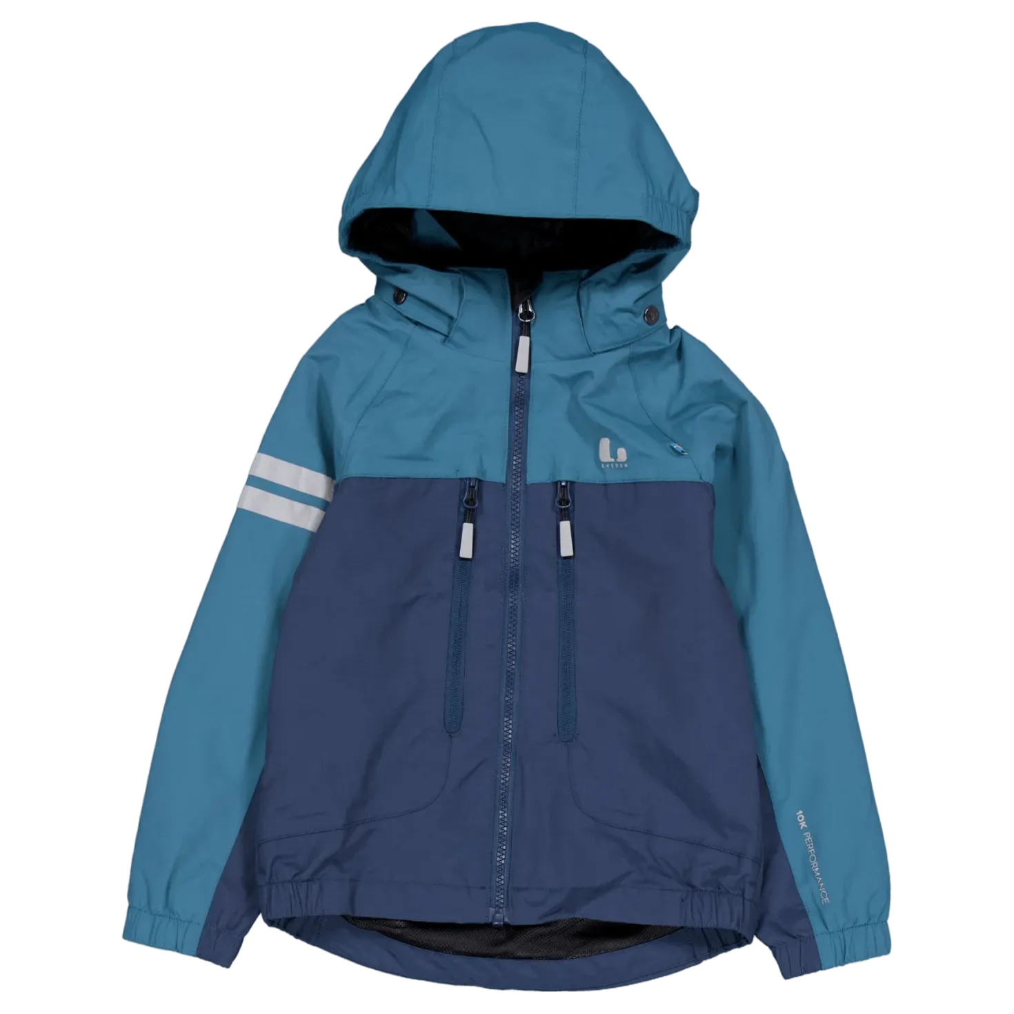 Lingbo Shell Jacket Turquoise/navy