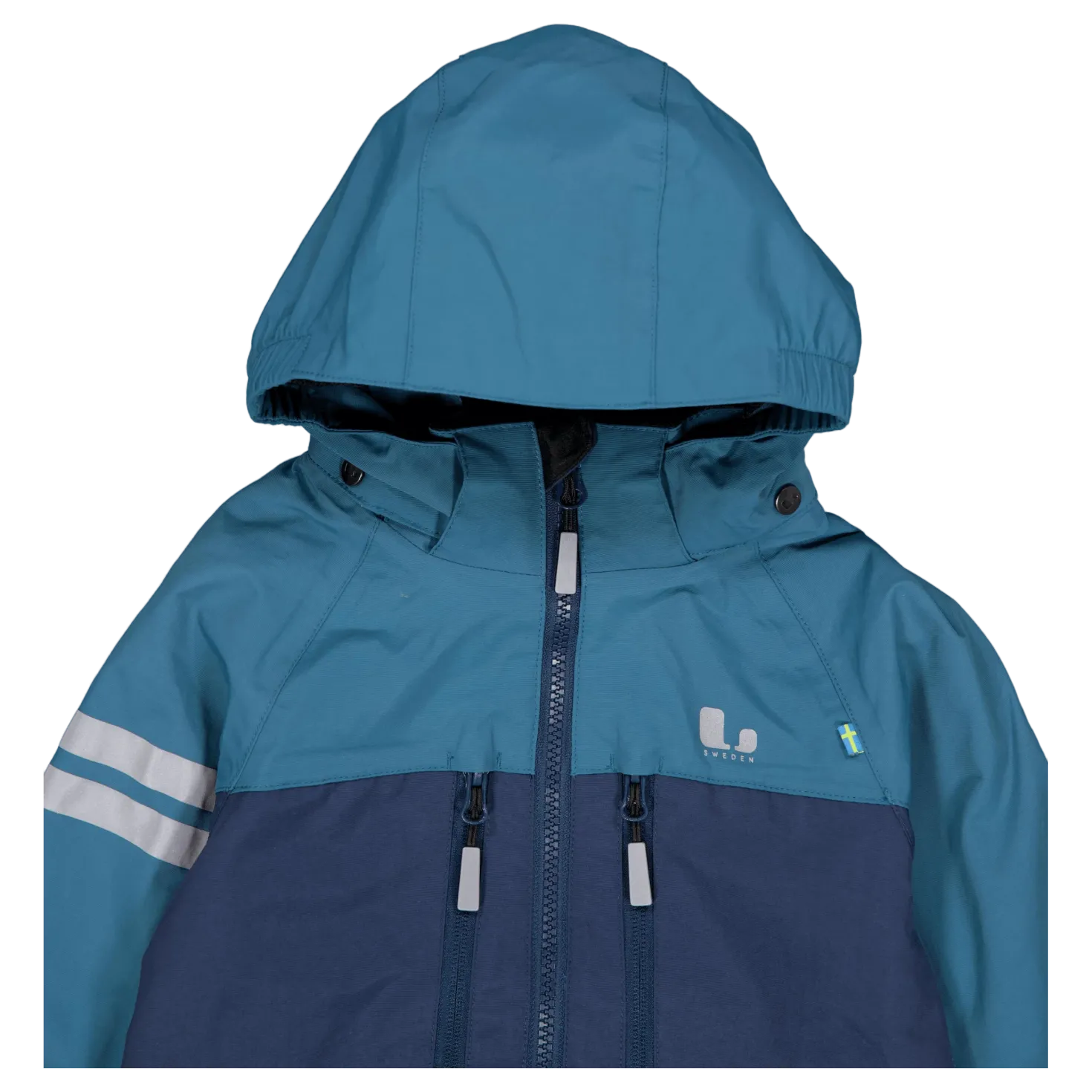Lingbo Shell Jacket Turquoise/navy