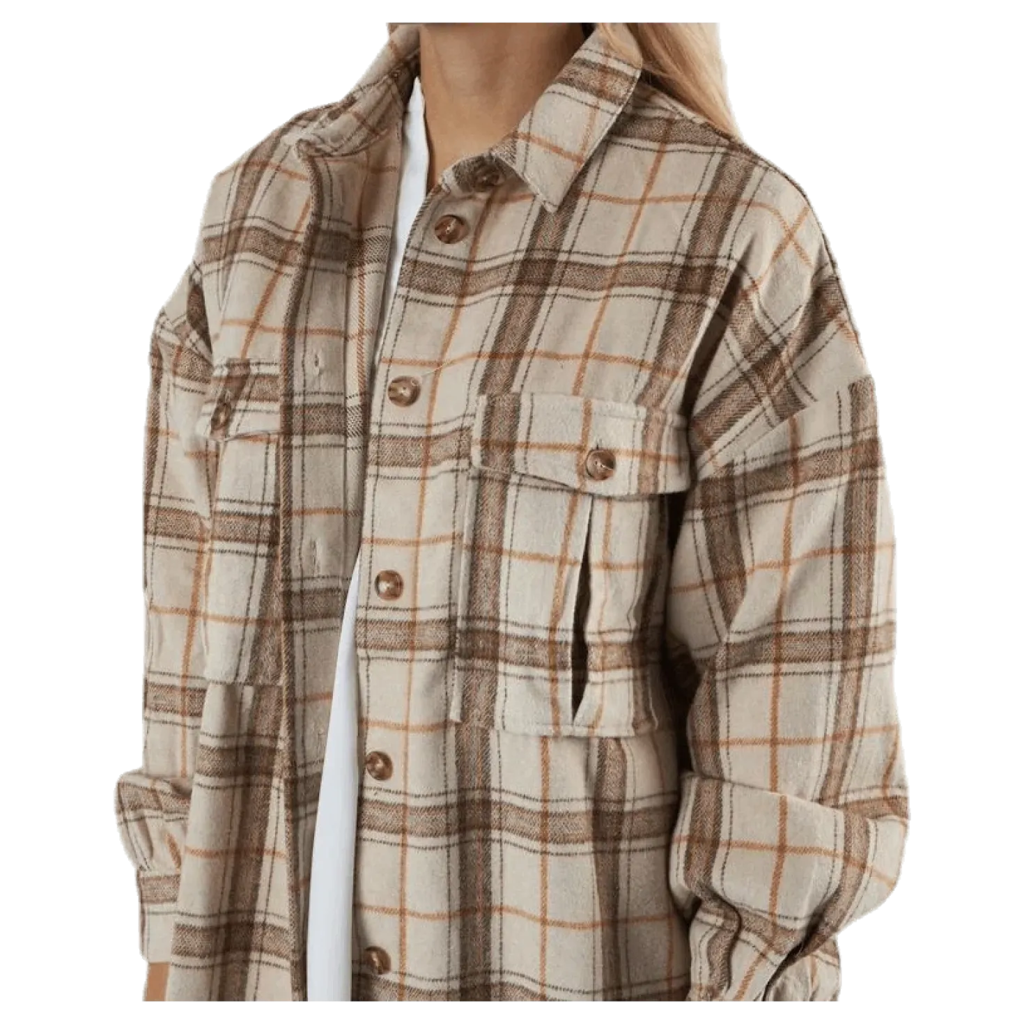 Lis Long Shacket D2D Beige