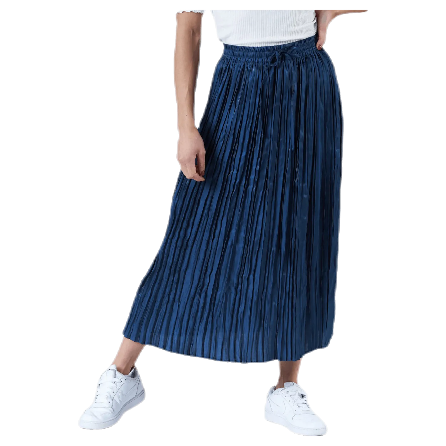 Liva Plisse Skirt Blue