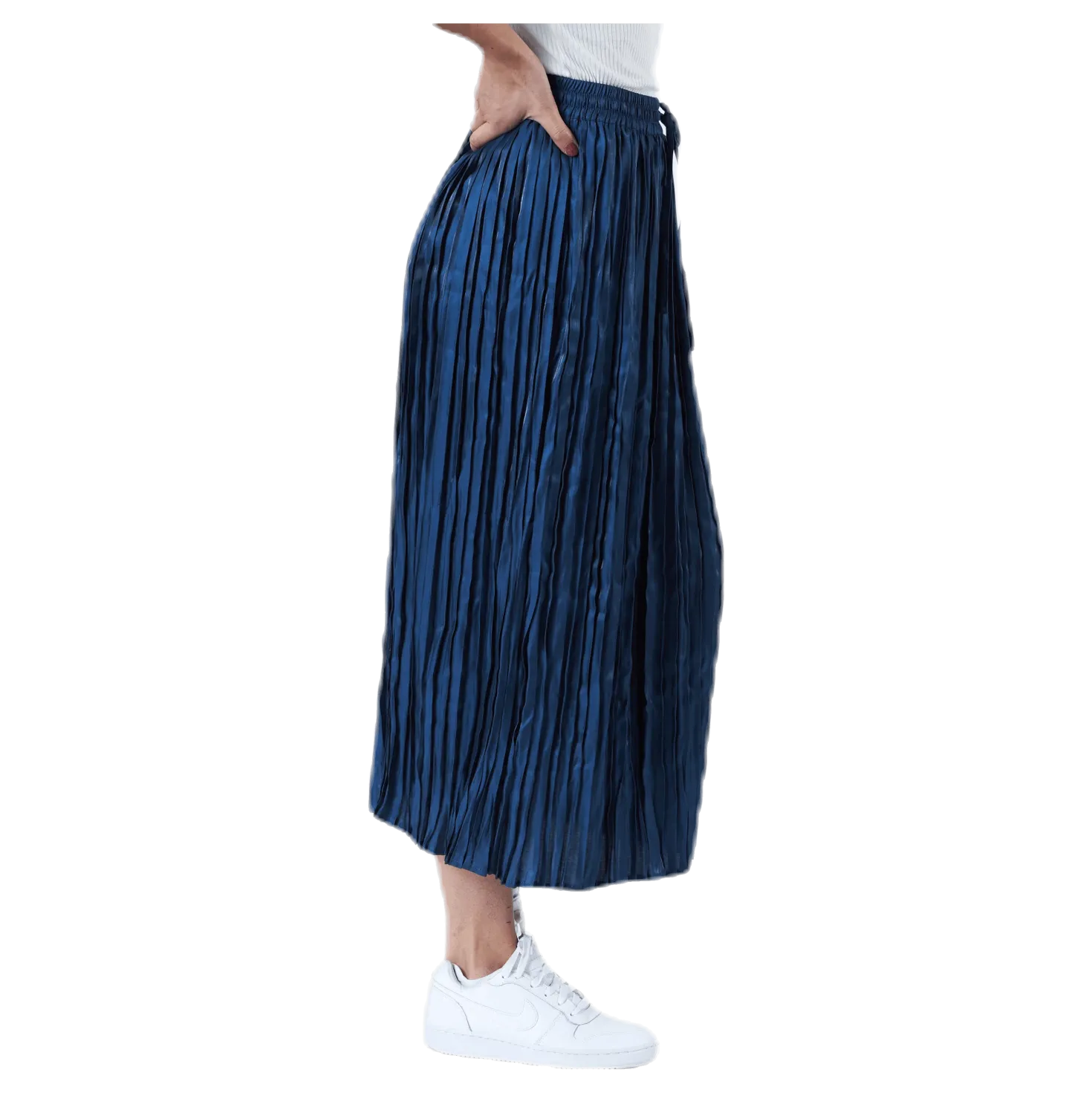 Liva Plisse Skirt Blue