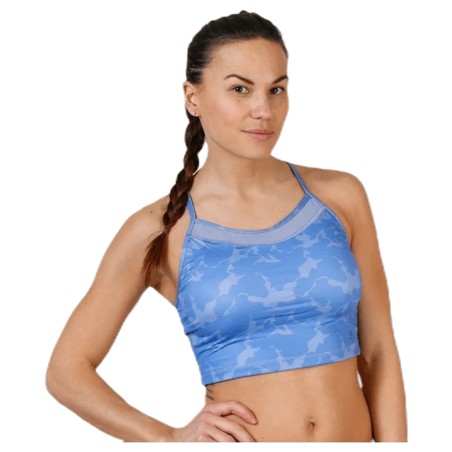 Live Crop Top Blue